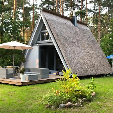 Reetdach 1300qm Privatgrundstueck Bootssteg Sauna Templin Luebbesee Uckermark Erholung Pur Seenplatte Дом отдыха