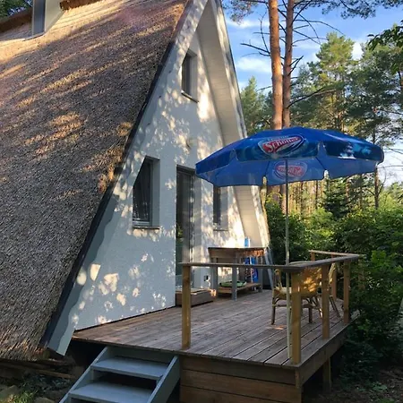 Semesterbostad Reetdach 1300qm Privatgrundstueck Bootssteg Sauna Templin Luebbesee Uckermark Erholung Pur Seenplatte