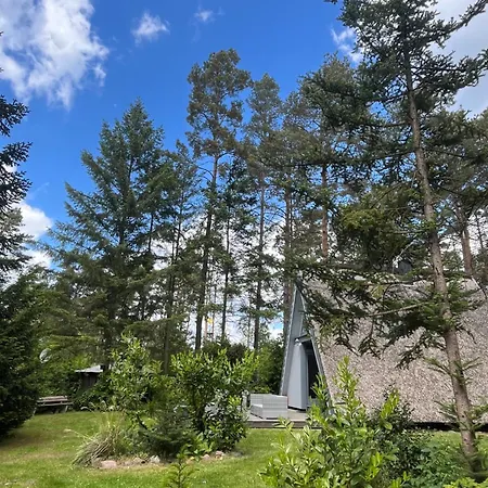 Reetdach 1300qm Privatgrundstueck Bootssteg Sauna Templin Luebbesee Uckermark Erholung Pur Seenplatte Дом отдыха *